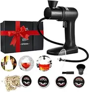 GETOHAN Cocktail Smoker kit, Smoking Gun Drink and Food Smoker Old Fashioned Smoking kit Infuse Cocktail Whiskey Bourbon with Disk Lid and Wood Chips, Starter Kit, 10 PCS