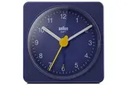 6cm Blue Analogue Travel Alarm Clock By BRAUN