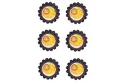 DAILY BAKE 12cm x 3cm NON STICK MINI QUICHE PAN - SET OF 6