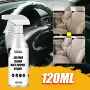 120ml Car Multi Purpose Foam Spray Rust Remover House Seat Interior Deep Cleaner (for: Fiat)