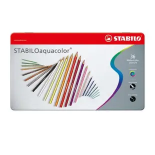 【STABILO】水溶性色鉛筆1盒36色鐵盒裝(1636-5)