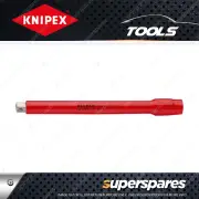 Knipex 1000V Extension Bar - 3/8 Inch Square Drive 250mm Long Use with Sockets