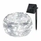 Solar Powered Lights 100 LED String Fairy Lights for Outdoor Christmas1750