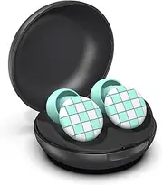 Bandiction Silicone Ear Plugs for Sleeping, Noise Cancelling, 33dB-38dB, Green and White
