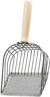 Generic Cat Sprinkles with Deep Shovels, Cat Sprinkles, Durable Cat Sand Toilet Cleaner, Metal Scope, Argent