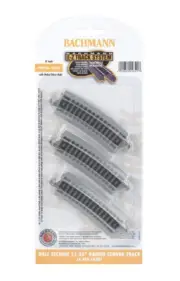 NEW Bachmann EZ-Track 1/2 11.25" Radius Curved Track 6 N Scale FREE US SHIP