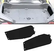 Aluminum Bed Side Doors Panels Compatible with 2024+ Can-Am Maverick R X RS Accessories Rear Bed Storage Box Side Door Cover Panels for Can Am Maverick R 2024+ Replacement for 715009154 (2PCS)