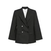 [Givenchy] Givenchy Double-breasted Button Jacket 38 FR GREY