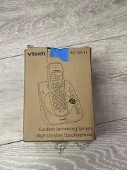 VTech VG104-11 DECT 6.0 Cordless Phone With Answering Machine Black - NEW!