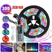 5M LED Strip Lights 3528 RGB 44Keys Remote Controller For Home Party Club Xmas