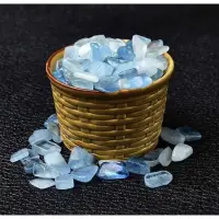 在飛比找蝦皮購物優惠-💙黛安娜海水藍寶水晶碎石·淨化喉輪·健康平靜·幫助睡眠·失眠