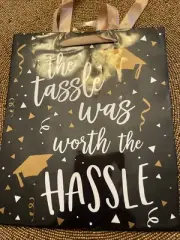 Graduation GIFT BAG " THE TASSEL WAS WORTH THE HASSLE"