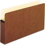 Pendaflex 1536GOX Standard Expanding File Pockets, Manila, Straight Cut, 1 Pocket, Legal, Redrope