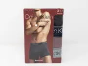 Calvin Klein Micro Stretch Boxer Briefs 3+1 Value Pack Black Red Grey Men's