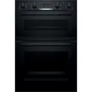 Bosch Serie 4 Built-in double oven Black MBA534BB0A