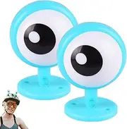Helmets Decoration for Kids | Eye Motorcycle Accessory | Horns Decorations, Snowboard Cycling Accessories for Women Men Girls Boys Qincu-au