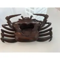 在飛比找蝦皮購物優惠-世界收藏螃蟹🦀️黑檀木 木雕藝術