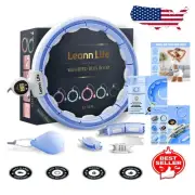 Infinity Weighted Hula Hoop 28-46 Inches - Silent Exercise for All Skill Levels