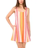 1.state Scoop Neck Mini Dress