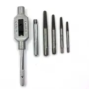 TDR Screw Extractor 5 pc Set Easy Out Stud Bolt Removal Tool Kit Heavy Duty New