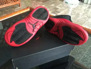 Jordan童鞋12代 黑紅 10c/16cm