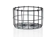 Chef Inox Coney Island Round Wire Basket Patina Black