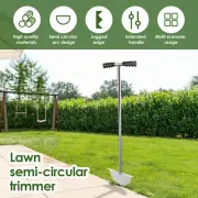 Edger Lawn Tool Half Moon Manual Lawn Edger Stainless Steel Sawtooth KoxxW