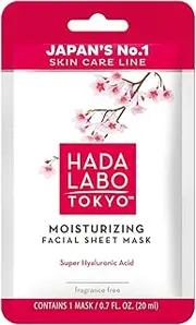 Hada Labo Tokyo White Moisturising Sheet Mask Moisturising Face Mask for Radiant Skin 15 ml