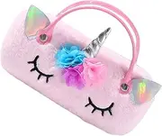 [CHILDWEET] Portable Glasses Bag Hard Case for Glasses Sunglasses Storage Organizer Glasses Case with Handle Glasses Sunglass Case Travel Glasses Case Lovely Eyeglasses Case Handbag