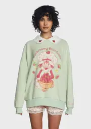 [Dolls Kill X Strawberry Shortcake] A Real Treat Oversized Sweater