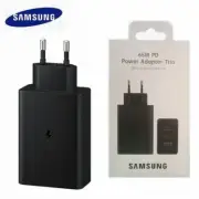 Samsung 65W PD 3.0 Trio Power Adapter Super Fast Charging Charger Note 10 20 S24