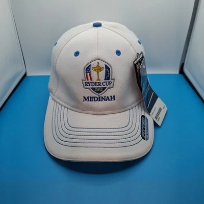 Vintage PGA Golf Hat Tournament 2012 Ryder Cup Medinah Hat White Flexfit OSFM