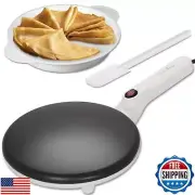 Baker's Friend Instant Crepe Maker with Handle, Electric Crepe Maker Machine,