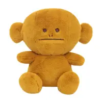 在飛比找momo購物網優惠-【CRAFTHOLIC 宇宙人】馬卡龍芥末黃猴坐姿大抱枕 情