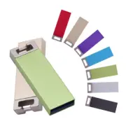 Lot Wholesale Bulk 50p Metal USB Flash Pen Drive Memory Stick Custom Logo 8GB