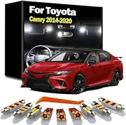 14Pcs LED Interior Map Dome Light Kit, For Toyota Camry 2014-2016 2017 2018 2019 2020 Vehicle Lamp Car Led Bulbs