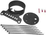 Biker's Choice Single Gauge Speedometer/Tachometer Mount Black #169388