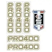 Road King BMX PRO 400 - CLEAR decal set - Old School BMX