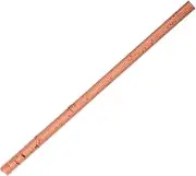 Teeth Threaded Rods and Studs Screw Rod Copper Studding for Crafting Copper Bar Stock for DIY Full Threaded Copper Rods Copper Rods for Construction Use Golden