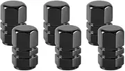 Fit for Skoda VRS Octavia Kamiq Kodiaq Karoq RS Superb Fabia Rapid,Tire Valve Caps,Aluminum Alloy Valve Stem Caps for Cars,6 Pack