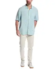 Tommy Bahama Veracruz Cay Cocktail Mix Shirt Green