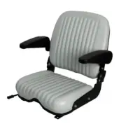 220000GR High Back Seat w/ Armrest & Slides Fits Dixie Chopper Zero Turn Mowers