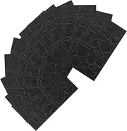 TOKIDNY Cute Stylish Clothing Patches 12pcs Waterproof Repair Tape Fabric Patch for Holes DIY Puffer Jacket Patch Black