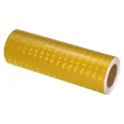Reflective Tape, 8" x 17 Ft Waterproof High Visibility Safety Tape, Yellow