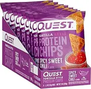 Quest Tortilla Chips, Spicy Sweet Chili, 8/box