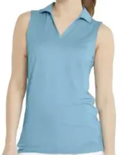 Puma Women's Golf Cloudspun Coast Sleeveless Polo size S