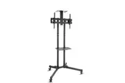 OZNALA 32"-65" TV Bracket Floor Stand LCD LED Screen Monitor Mount Shelf Mobile Trolley