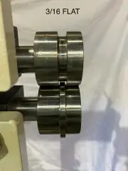 3/16" Wide Flat bead roller set 22mm for Woodward Fab Eastwood Harbor Freight