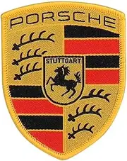 Porsche Crest Sew-On Badge