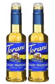 Torani Flavoring Syrup Sugar Free Classic Hazelnut 2 Pack